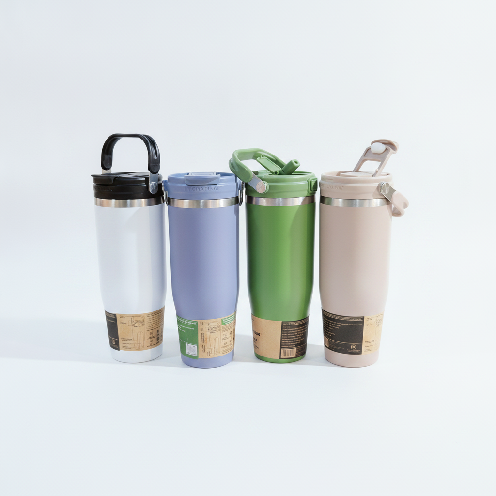 Hydraflow 1180ml Insulated Stainless Steel Travel Tumbler