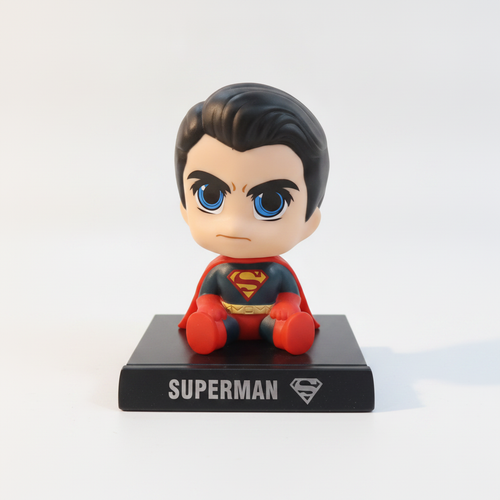 Superman Chibi Bobblehead Figure with Display Stand