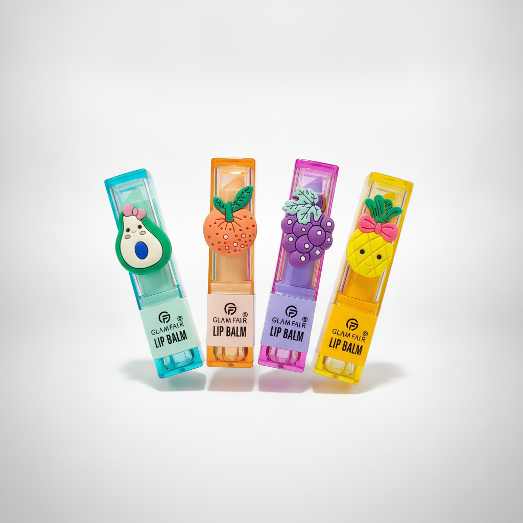 Glam Fair Fruit Lip Balm Set – Fun Kids & Teen Favorites