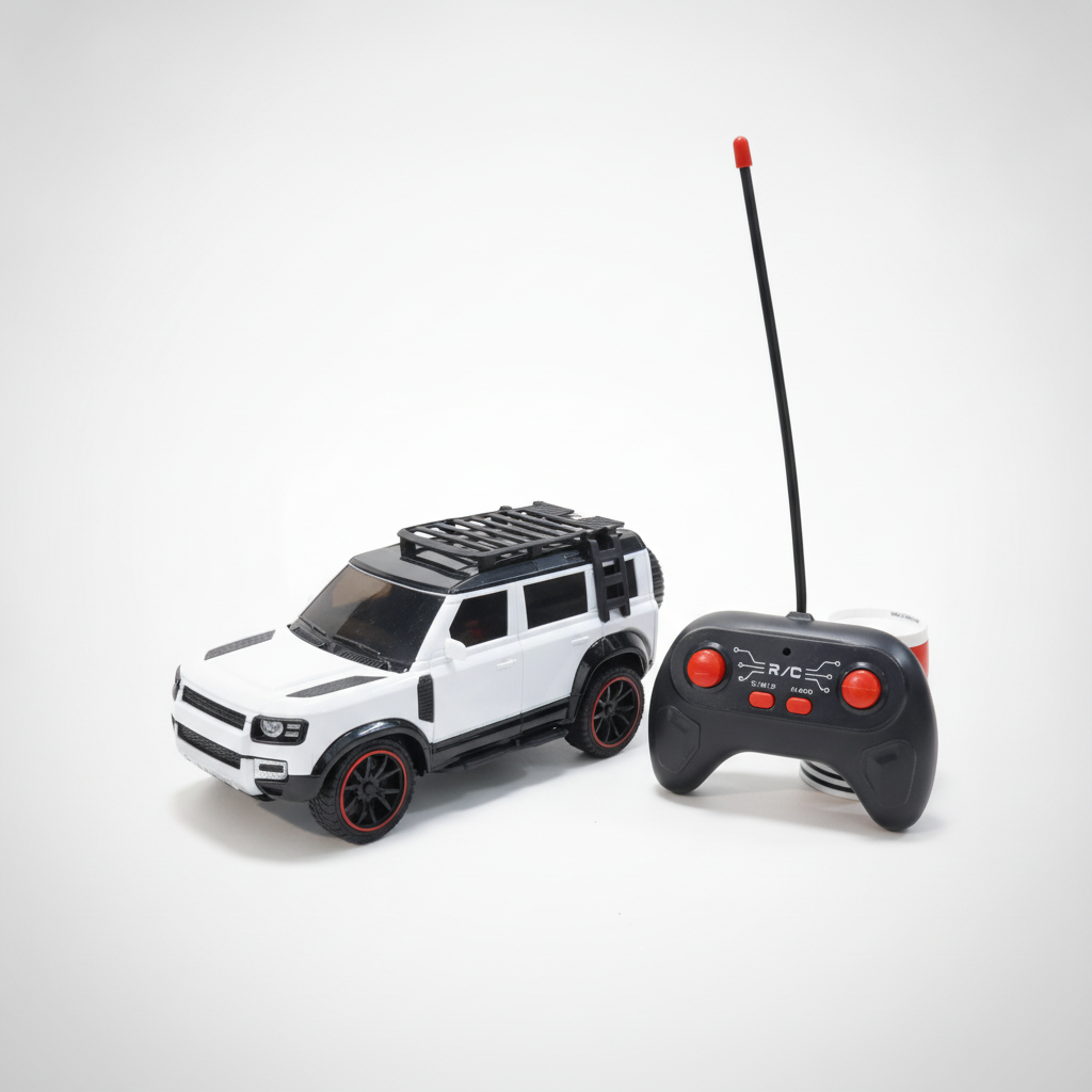 Rock Rover RC SUV Toy Car with Remote Control – White