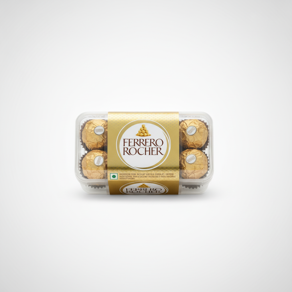 Ferrero Rocher Milk Chocolate & Hazelnut Truffles – Set of 16