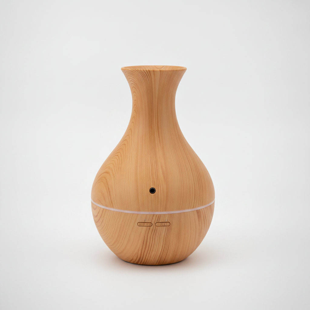 Enoma Wood Grain Electric Aroma Water Diffuser