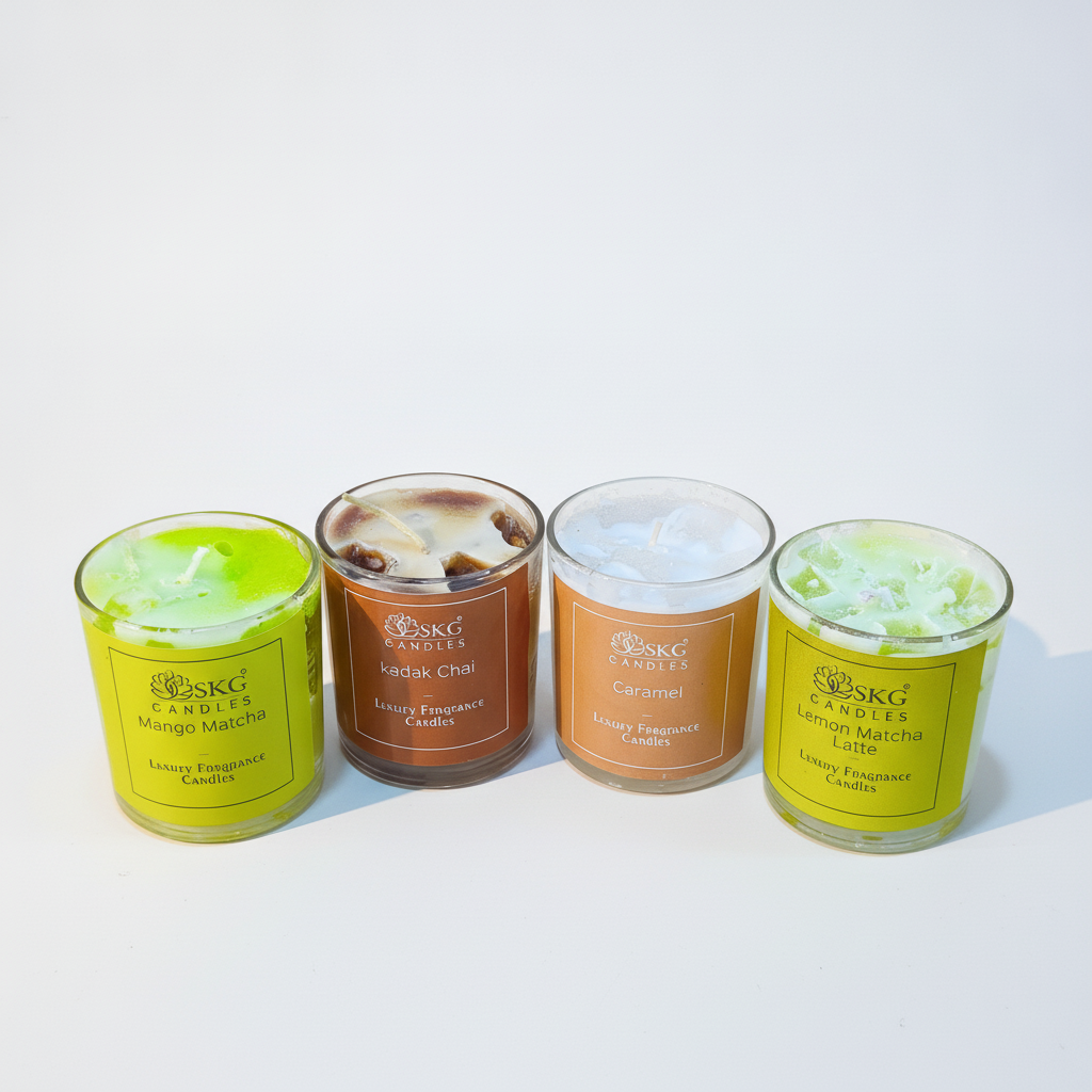 SKG Luxury Fragrance Candles – Set of 4 Scents