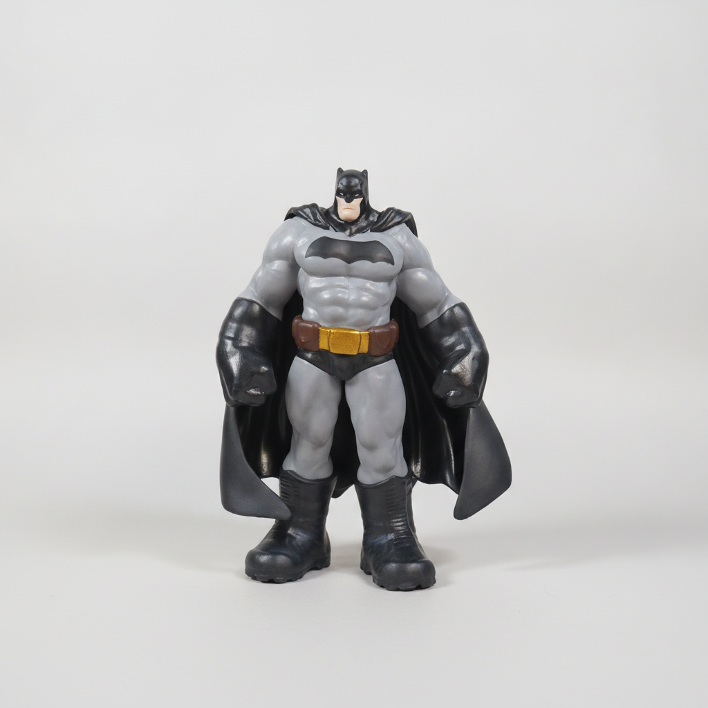 Batman Dark Knight Action Figure – Classic Grey & Black Suit