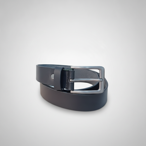 Wrangler Classic Black Leather Belt – 90 cm