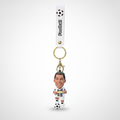 Ronaldo Football Star Mini Figure Keychain