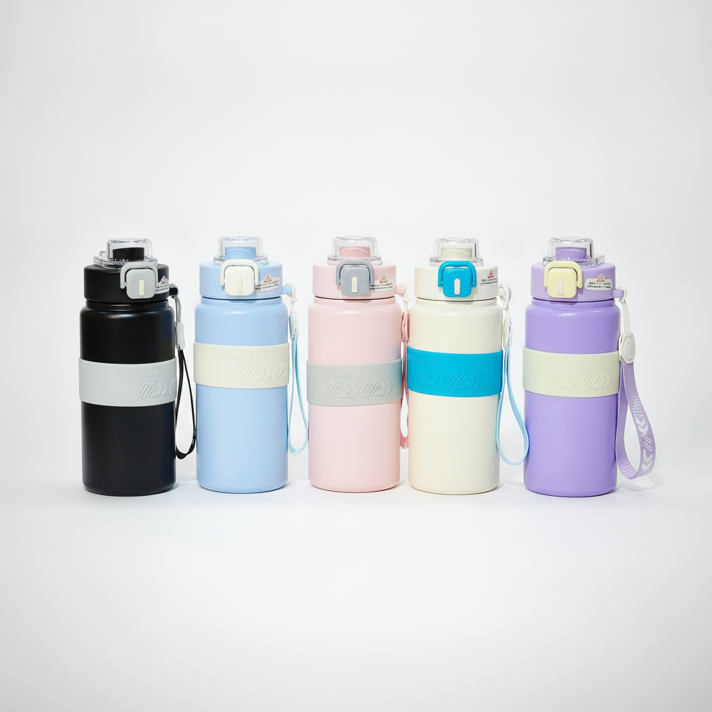 EXTRANORD 600ml Insulated Tumbler with Wrist Strap