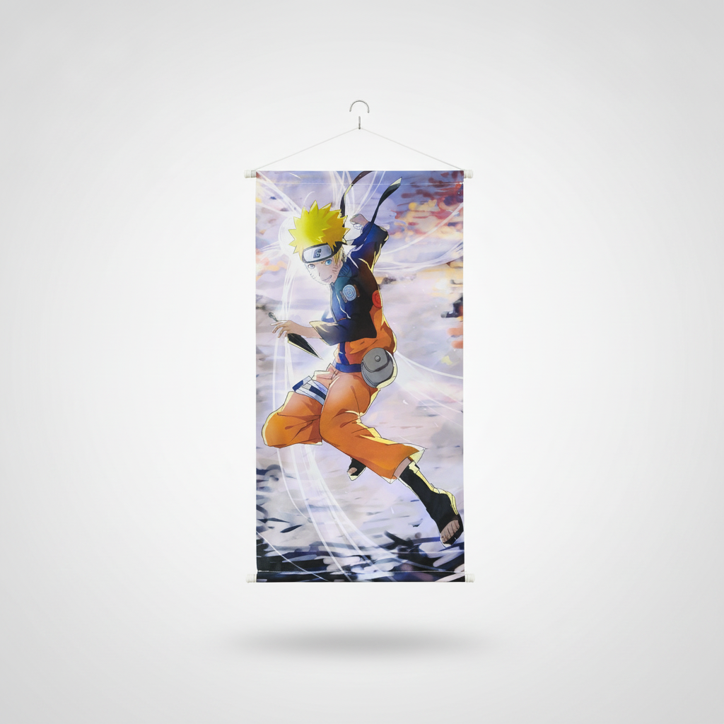 Naruto Uzumaki Wall Scroll Hanging Poster – Anime Art
