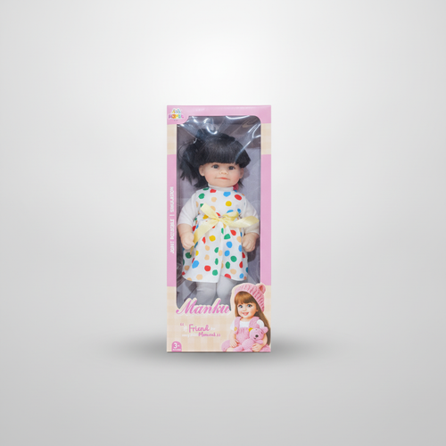 Manku Big Size Baby Girl Doll – Joint Rotatable Simulation Toy
