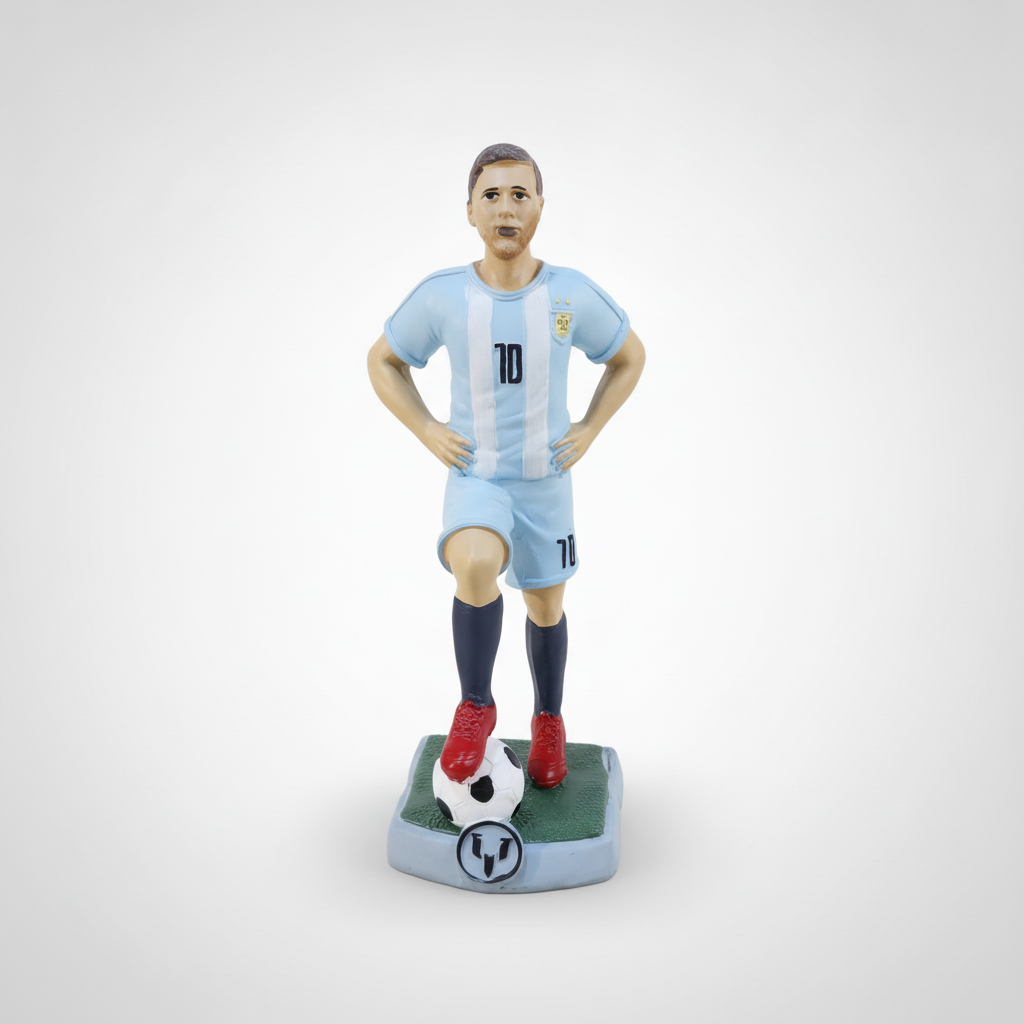 Lionel Messi Argentina #10 Collectible Football Figurine