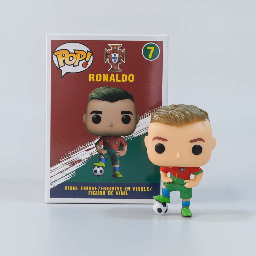 Funko Pop! Ronaldo #7 Portugal Vinyl Figure with Box