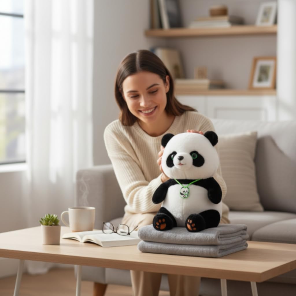 Logo Panda Plush Soft Toy  35cm