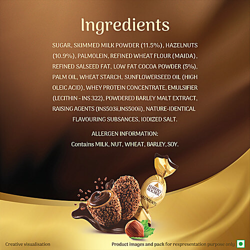 Ferrero Rocher Moments T10 Shaped Chocolates 58g