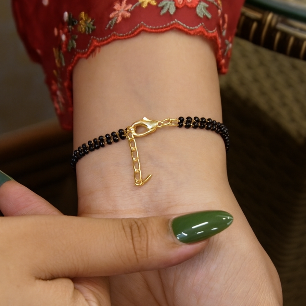 Name Initial Mangalsutra Bracelet