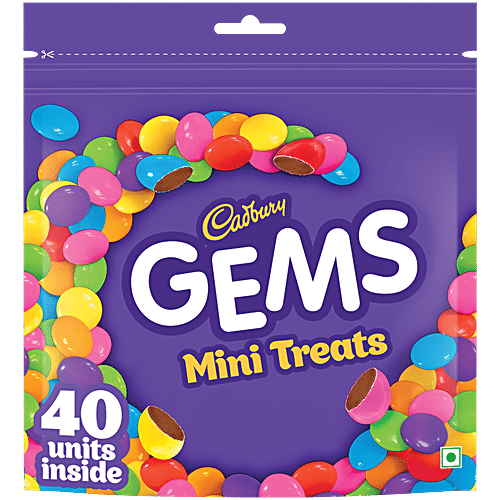Cadbury Gems Mini Treats Chocolate Pack 126.4g