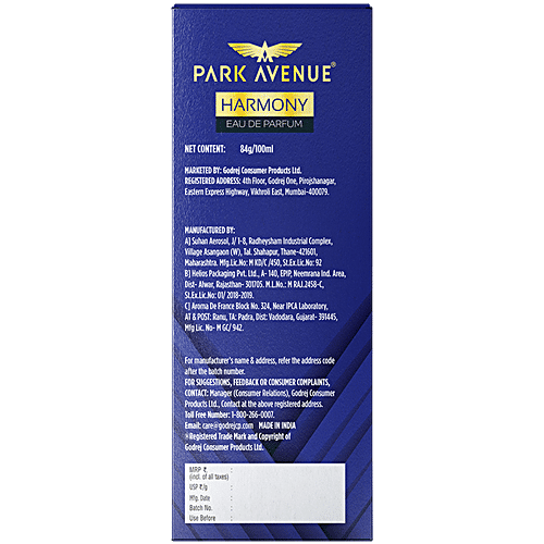 Park Avenue Eau De Perfume - Harmony 100ml