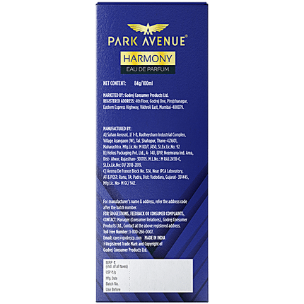Park Avenue Eau De Perfume - Euphoria 100ml