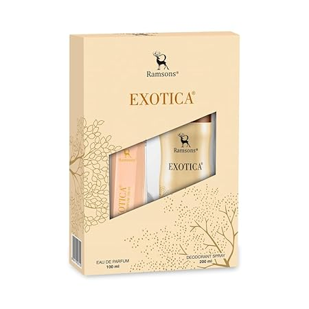 Ramsons - EXOTICA Gift Pack for Women | 1 Eau De Parfum-100ml & 1 Deodorant-200ml