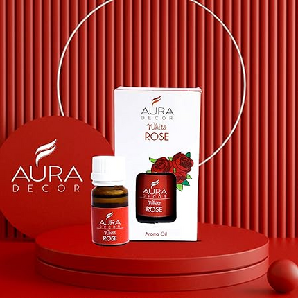 Aura Decor 100% Undiluted White Rose Aromatherapy Oil || Spa Oil  15 ml