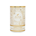 Aura Decor Scented Tomb Lid Jar Candle Organic Aroma Candles Soy Wax, Aromatic/Aromatherapy Fragrance Votive Candle (Vanilla + Oud)