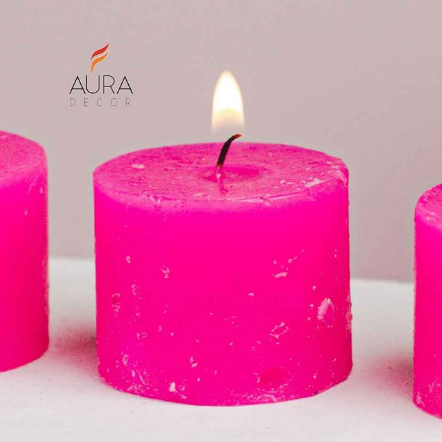 Aura decor Votive Candles Rose Gift Set | Pack Of 6 |