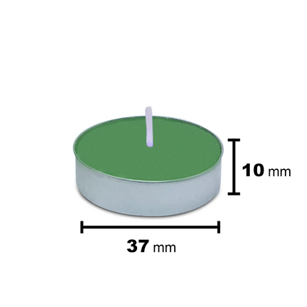 Aura Decor Scented Tealight Candles, Pure Wax 20 Pcs (Lemon Grass)