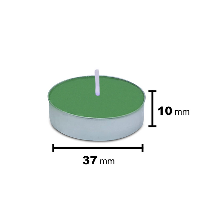 Aura Decor Scented Tealight Candles, Pure Wax 20 Pcs (Lemon Grass)