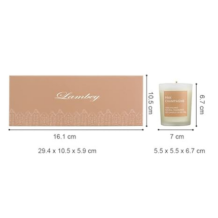 Aura Decor Gift Set of 4 Fragrance Votive Glass Candles