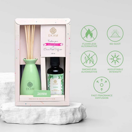 Jasmine Reed Diffuser Set