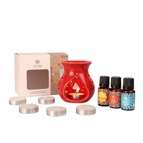 3 Pack Candle Gift Set | Mandarin, Mahogany & Lemon