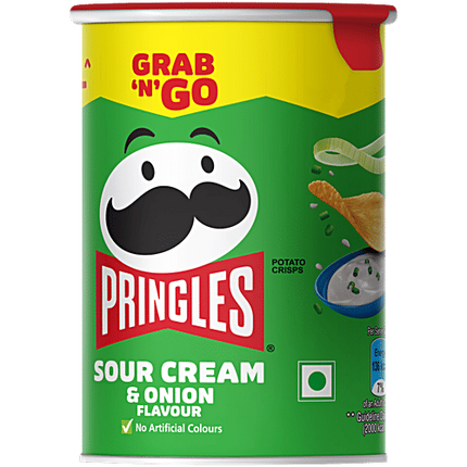 Pringles Sour Cream & Onion Flavour Potato Chips, 40 g