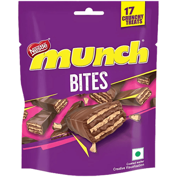 Nestle Munch Bites Coated Crunchy Wafer Bars