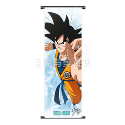 Wall Scroll Goku Punch