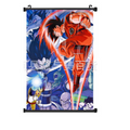 Wall Scroll Goku Kick With Red One