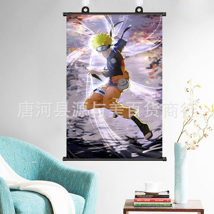 Naruto Uzumaki Scroll flying wall scroll