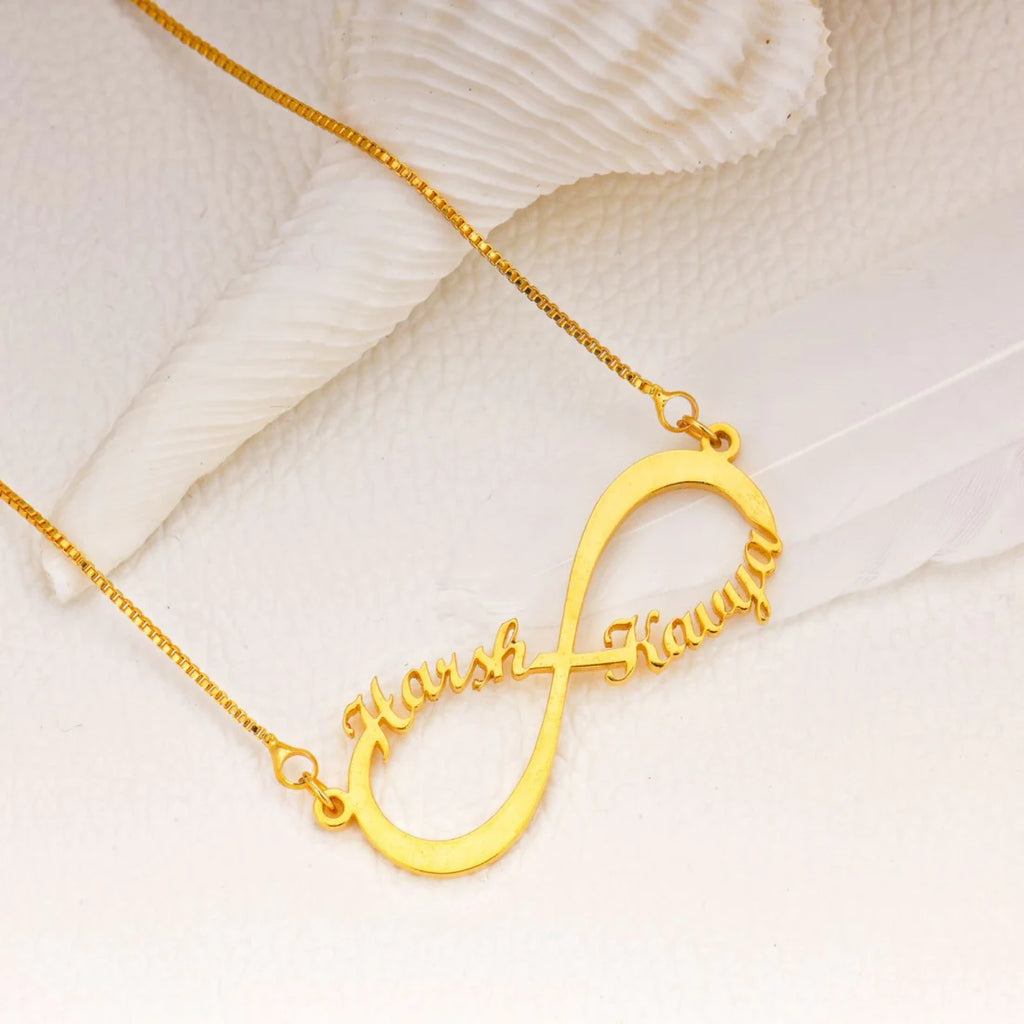 Personalised Infinity Couple Name Necklace