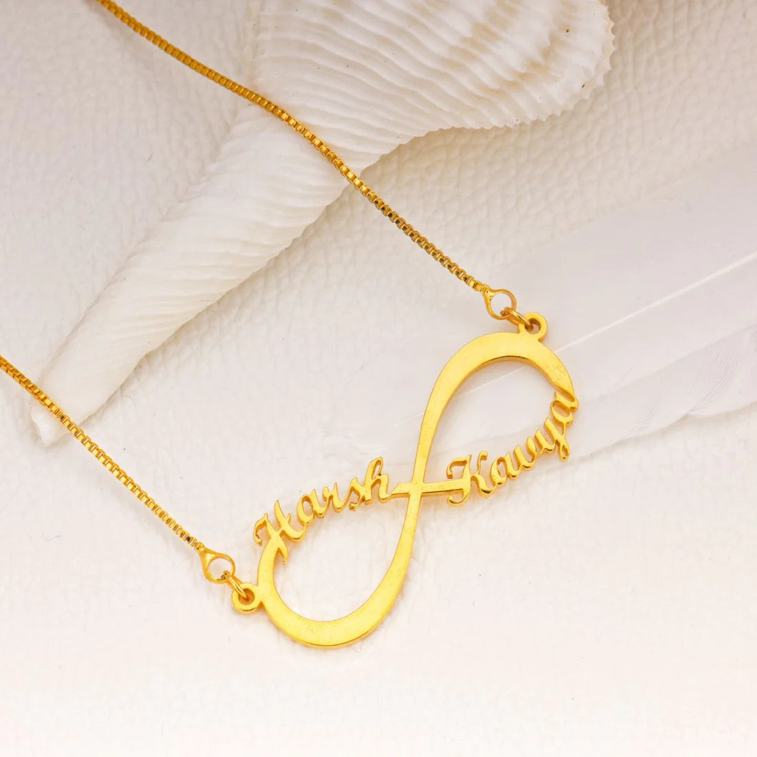 Personalised Infinity Couple Name Necklace