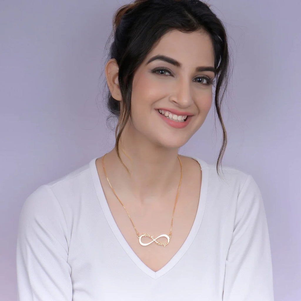 Personalised Infinity Couple Name Necklace