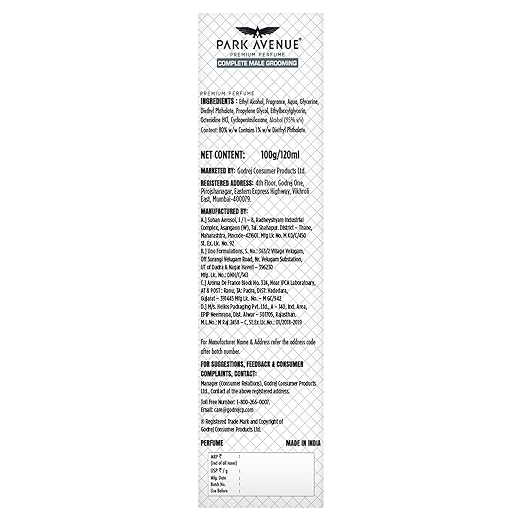 Park Avenue Voyage Signature Collection | Liquid Perfume For Men | 120 ml