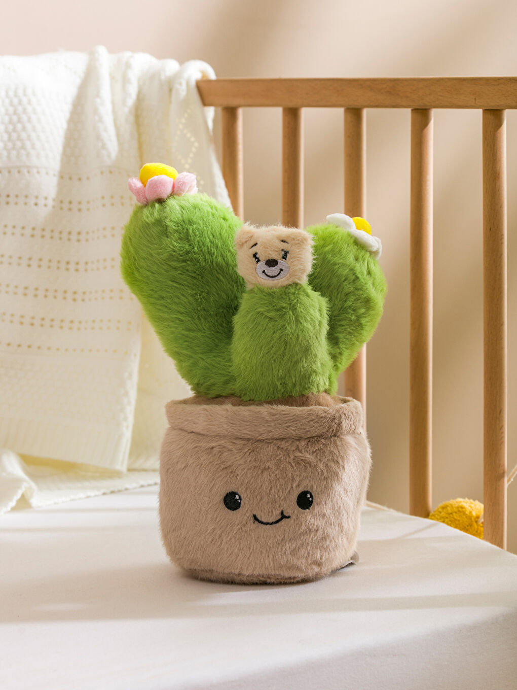 Cactus Tulip Sunflower Manchurian Fir Potted Plush Toys Gift