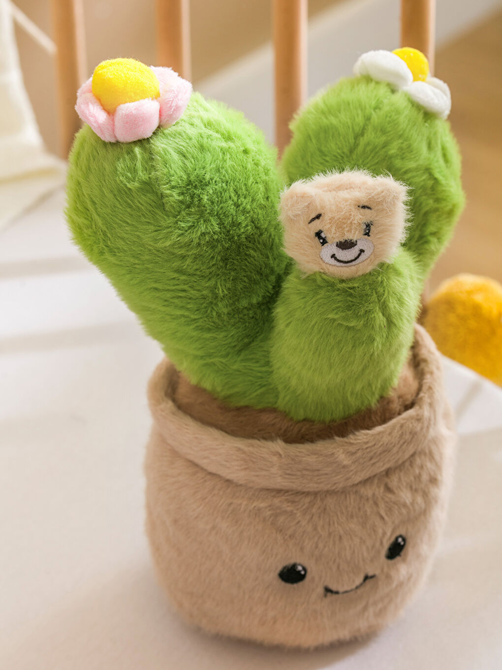 Cactus Tulip Sunflower Manchurian Fir Potted Plush Toys Gift