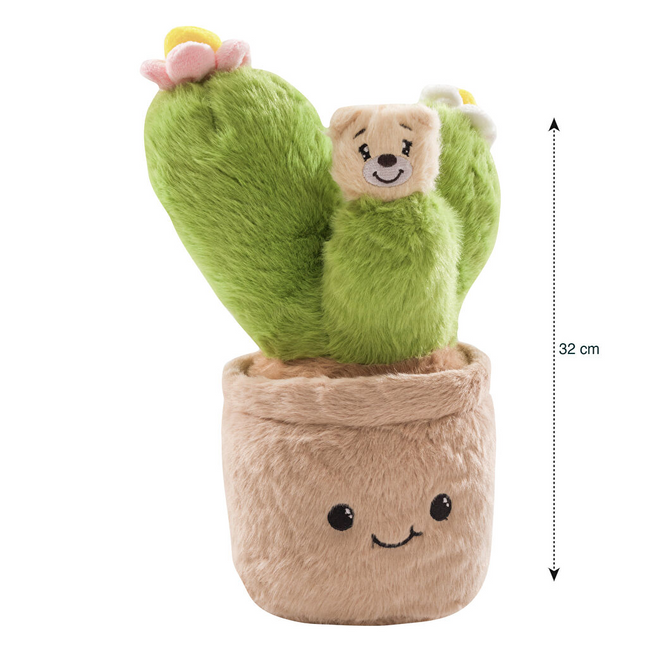 Cactus Tulip Sunflower Manchurian Fir Potted Plush Toys Gift