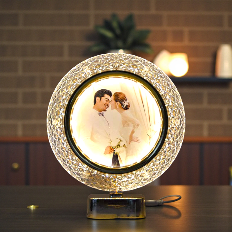 Occasion LED Lamp Photo Frame for Birthday Gift with 3 Colour Shades Photo Frame