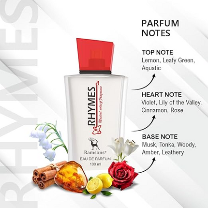 Ramsons - RHYMES Eau De Parfum | 100 ML | Perfume For Men
