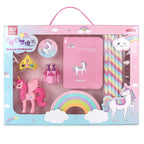 Unicorn Stationary Set - Erasers, Pencils, Sharpner, Diary