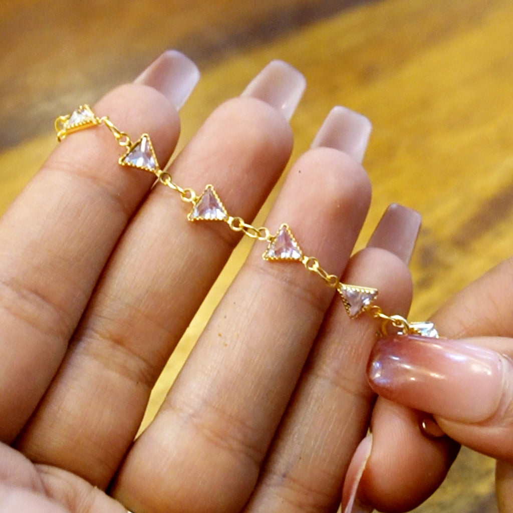 Name Initial Evil Eye AD Bracelet | All Letters Available