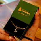 Name Initial Evil Eye AD Bracelet | All Letters Available