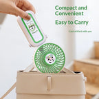 CoolPanda Multi-Angle Hand Fan with Neck Band