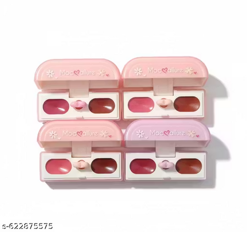 2 in 1 Lip & Cheek Tint – Dual purpose tint for lips & cheeks with 2 bold matte shades to create multiple looks.