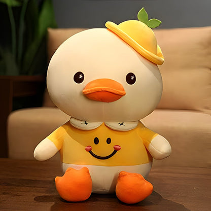 Cute Yellow Duck Soft Toy with Hat